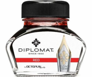 Diplomat Diplo Octopus atrament 30 ml sklenený červený