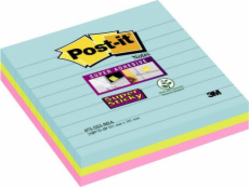 Sponky Post-it Notes super lepiaca xl linka 101x101 mm, miami 3/p