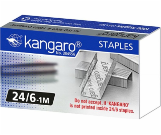 Kangaro Staples Kangaro, No. 24/6-1M, 1000 ks.