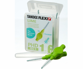 Zubné kefky Tandex Tandex (6 ks) Flexi trapered Lime (zel...