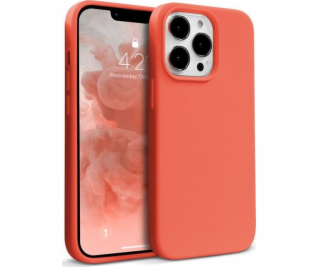 Farebný kryt Crong Crong – obal na iPhone 13 Pro (Coral)