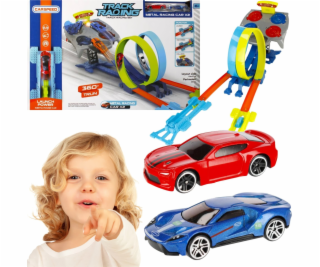 Mega Creative CAR TRACK B/O AKC MET 61X38X9 MC WB 12