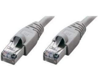 Patchcord TecLine, S-STP, CAT.6, 1m, sivý (71401)