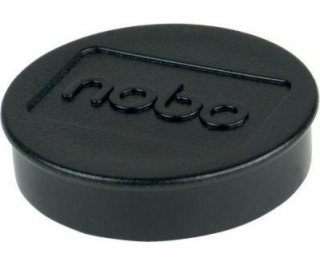 Nobo Magnety na biele tabule 38 mm (1,5 kg), čierne, 10 k...