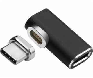 MicroConnect magnetický USB-C adaptér 90 °