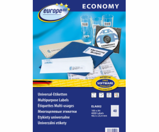 Biurfol LABELS A4 od AVERY ECONOMY 48,5 x 25,4 MM 4000 ŠT...