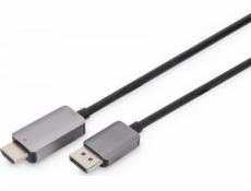 Digitus kábel DisplayPort - HDMI 8K 60Hz DP/HDMI M/M adaptérový kábel 1,8m