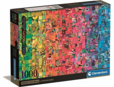 Clementoni CLE puzzle 1000 Compact Colorboom Collection 39781