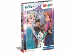 Clementoni CLE puzzle 104 SuperKolor Disney Drodený 25742