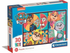 Clementoni CLE puzzle 30 SuperKolor Paw Patrol 20275