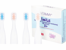 Vitammy tip Hlavica pre VITAMMY SMILE MiniMini+ 4 kusy Hlavica sonických kefiek pre deti 3+