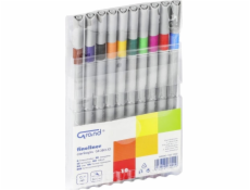 Grand Fineliner GR-380 10 farieb GRAND