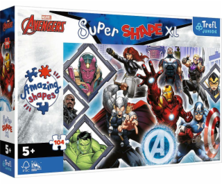 Trefl Puzzle 104 dielikov Super Shapes XL Obľúbené Avengers