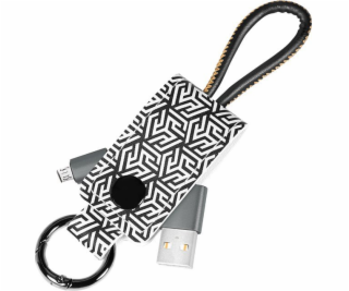 LogiLink USB-A - microUSB USB kábel 0,22 m Čiernošedý (CU...