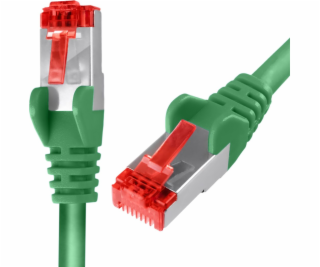 Spacetronik RJ45 CAT 6 S/FTP kábel AWG27 LSZH zelený 2m