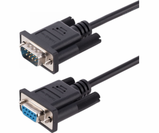 StarTech DB-9 - DB-9, 3m, čierna (9FMNM-3M-RS232-CABLE)