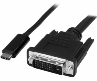 StarTech USB-C - DVI-D USB kábel 2 m čierny (CDP2DVIMM2MB)