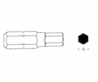 Jonnesway imbusová hlava 10x75mm šesťhran 10mm D175H100