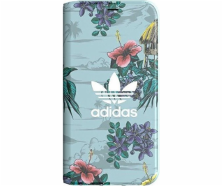 Adidas Booklet Case kvetinové iPhone X/XS šedé/sivé 30927