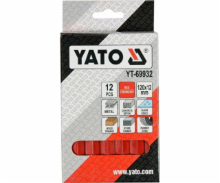 Yato YATO TECHNICAL CHALK 12 ks. ČERVENÉ