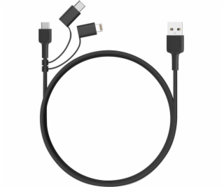 Aukey USB-A kábel USB – 1,2 m čierny (CB-BAL5)