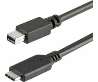 StarTech USB-C - mini DisplayPort USB kábel 1 m čierny (C...