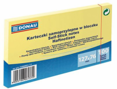 Donau Samolepiaci blok 127X76MM 1X100 svetlo žltá (7588001-11)