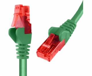 Spacetronik RJ45 CAT 6 U/UTP AWG24 kábel zelený 30m