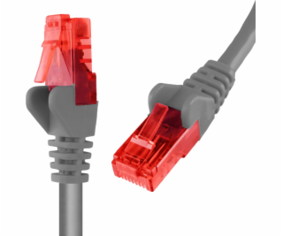 Spacetronik RJ45 kábel CAT 6 U/UTP AWG24 sivý 1m