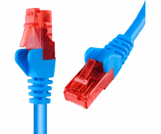 Spacetronik RJ45 CAT 6 U/UTP AWG24 kábel modrý 5m