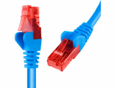 Spacetronik RJ45 CAT 6 U/UTP AWG24 kábel modrý 5m