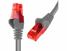 Spacetronik RJ45 CAT 6 U/UTP AWG24 kábel sivý 3m