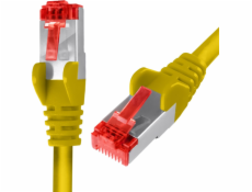 Spacetronik RJ45 CAT 6 S/FTP kábel AWG27 LSZH žltý 1m