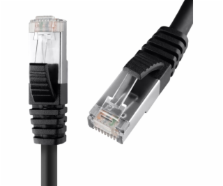 Spacetronik RJ45 kábel CAT8 S/FTP AWG26 CU LSZH čierny 1,5m