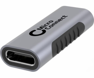 MicroConnect USB adaptér USB-C – USB-C sivý (USB-C adapté...