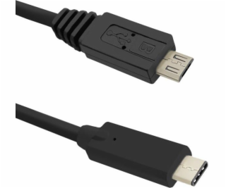 Qoltec USB-A - microUSB USB kábel 1,2 m čierny (50476)