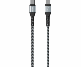 Energizer USB-C – USB-C USB kábel 2 m strieborný (C521CKSL)