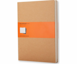 Moleskine Sada 3 MOLESKINE Cahier Journal XL (19x51cm), l...