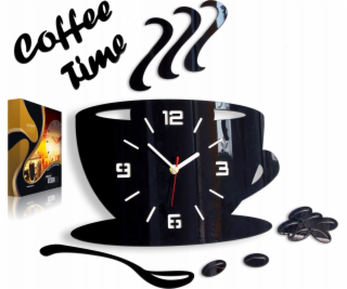 ModernClock Kuchynské nástenné hodiny CUP 3D EFFECT 12 FA...