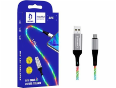 Vega USB-A - microUSB kábel 1 m strieborný (29971)