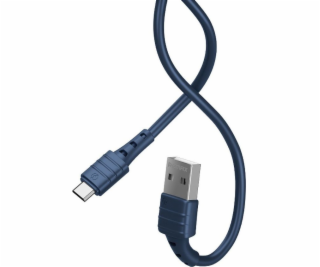 Remax USB-A - microUSB USB kábel 1 m tmavo modrá (6954851...