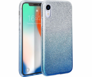 Puzdro na IPHONE 11 PRO Glitter silver and blue