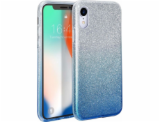 Puzdro na IPHONE 11 PRO Glitter silver and blue