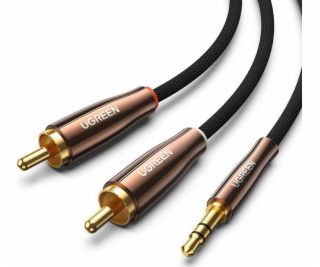 Ugreen Jack 3,5 mm - RCA (Cinch) kábel x 2 1m čierny (80845)