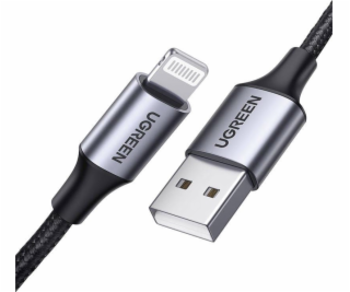 Ugreen USB-A – Lightning USB kábel 1,5 m čierny (UGR1460)