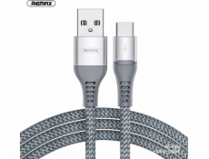 Remax USB-A - USB-C USB kábel 1 m sivý (6972174152097)