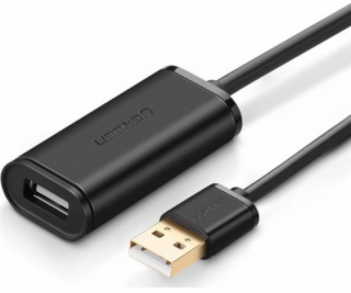 Ugreen USB-A - USB-A USB kábel 10 m čierny (UGR403BLK)