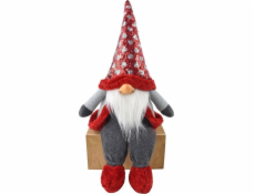 Vianočné dekorácie Saska Garden Gnome Gnome Santa Claus veľký sed 92cm () - 5902431038155