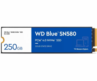 WD SN580 250 GB M.2 2280 PCI-E x4 Gen4 NVMe SSD (WDS250G3...