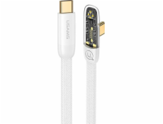 Usams USB-C – USB-C USB kábel 1,2 m biely (USA894)